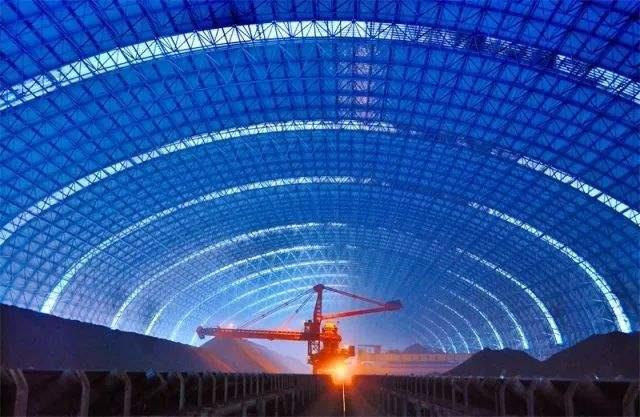 北流亿优钢构工程师为您解析原料场封闭技术的特点和类型